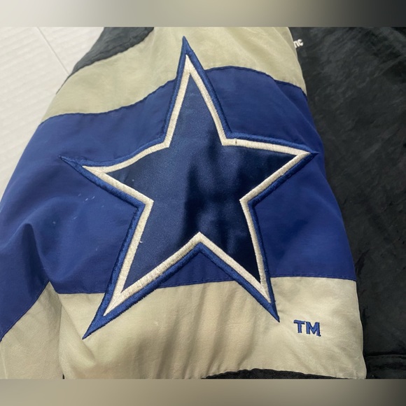 Vintage Dallas Cowboys Logo Athletic NFL Pro Line Spell out  Jacket  Size M - Picture 6 of 13
